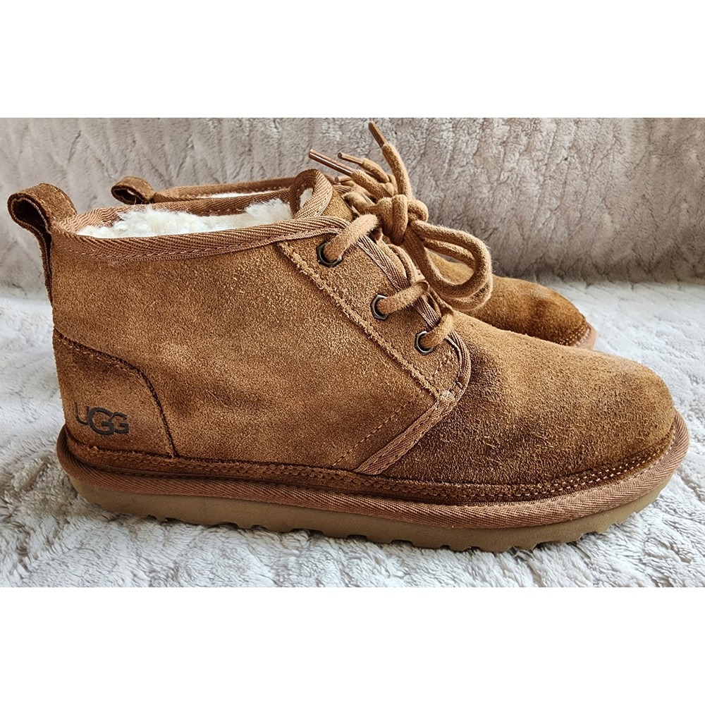 UGG Neumel Chestnut Suede Lace Up Chukka Boots Mens 9